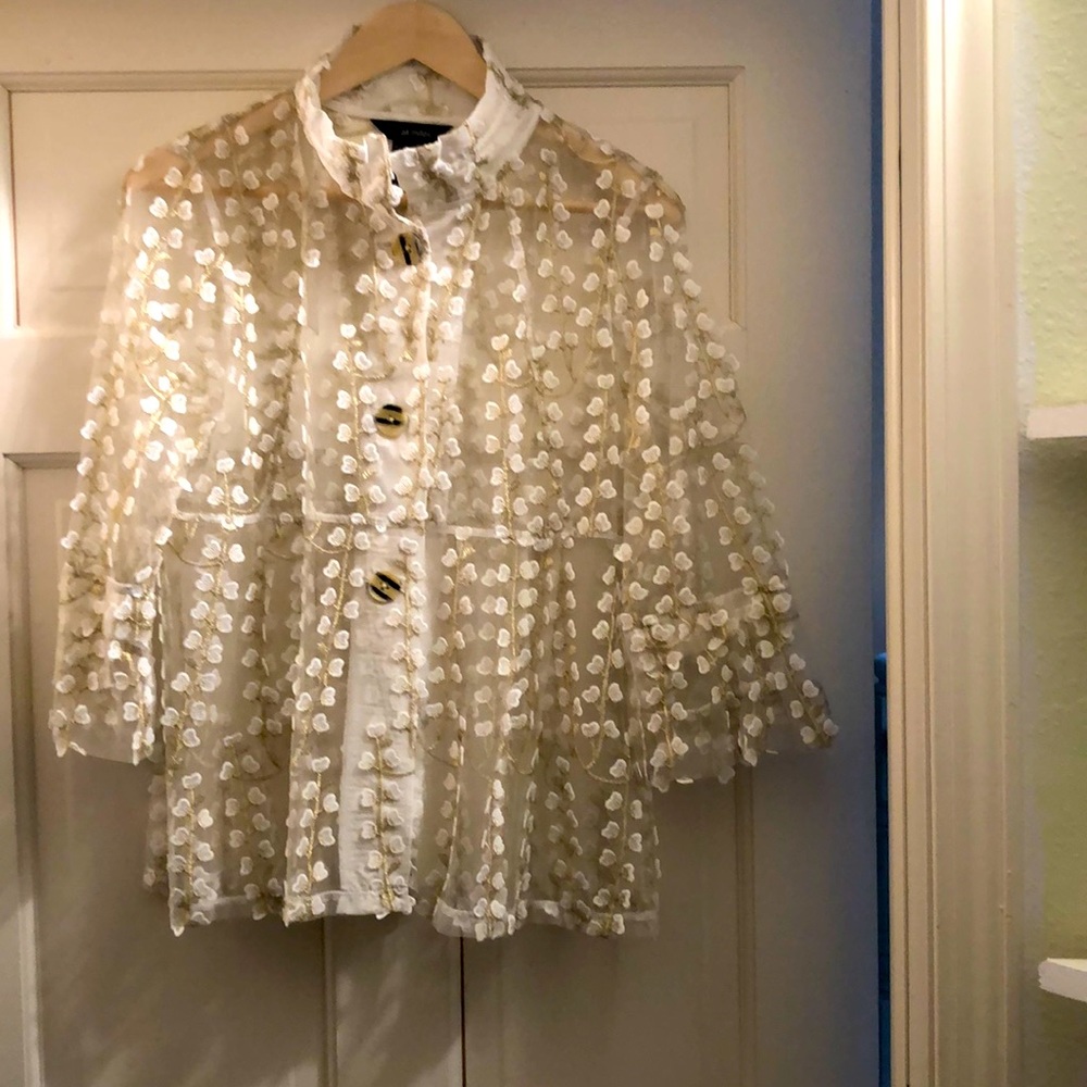 Ali miles sheer jacket
